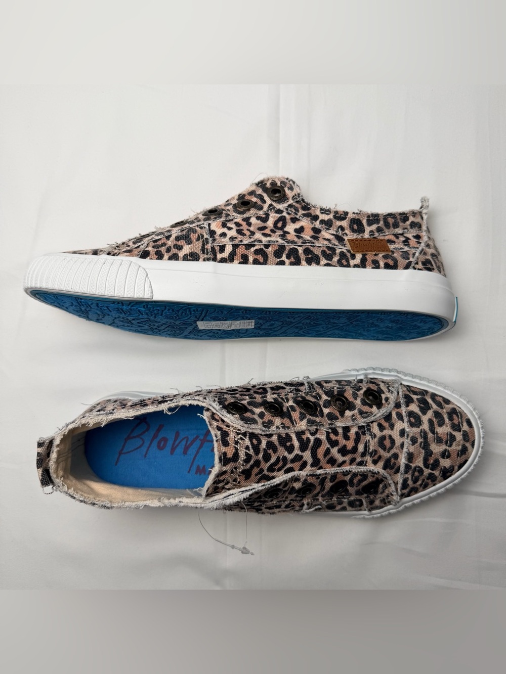 Blowfish Leopard Print Slip-On Canvas Sneakers - Picture 5 of 7